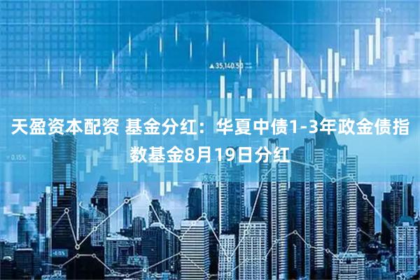 天盈资本配资 基金分红：华夏中债1-3年政金债指数基金8月19日分红