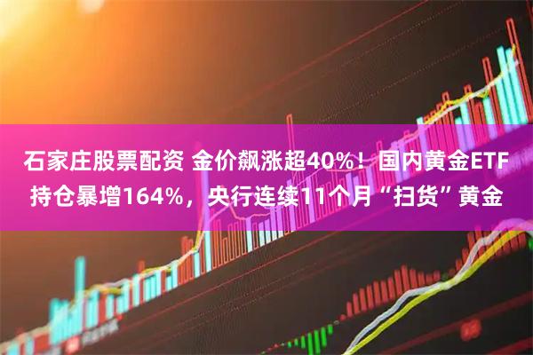 石家庄股票配资 金价飙涨超40%！国内黄金ETF持仓暴增164%，央行连续11个月“扫货”黄金